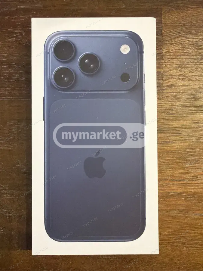 Apple iPhone 17 Pro Max | 256GB Deep Blue ახალი