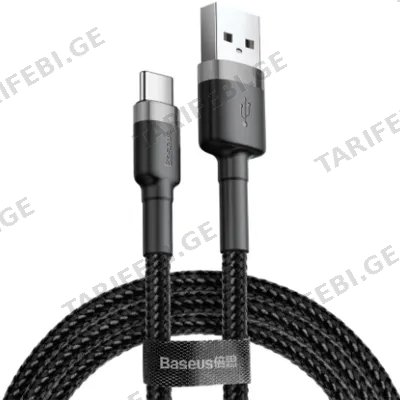 კაბელი BASEUS TYPE-C CATKLF-CG1 (2 M, 100 W)