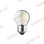 ლედ ნათურა ბურთი -4W E27 2700K L177-1332 ლუქსრამი