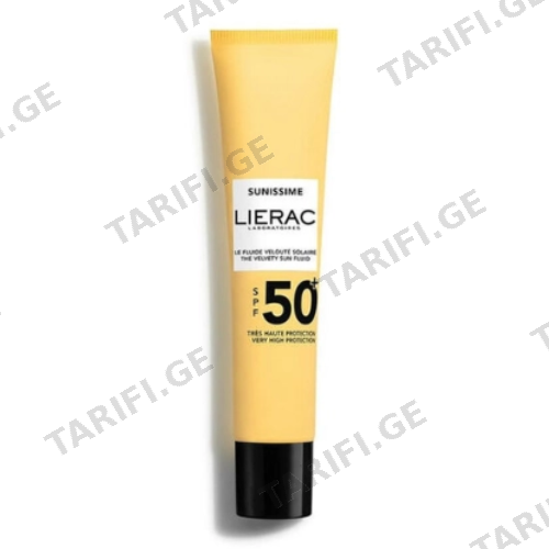 ლიერაკი - SUNISSIME სახის ფლუიდი მზისგან დამცავი SPF50+ 40მლ