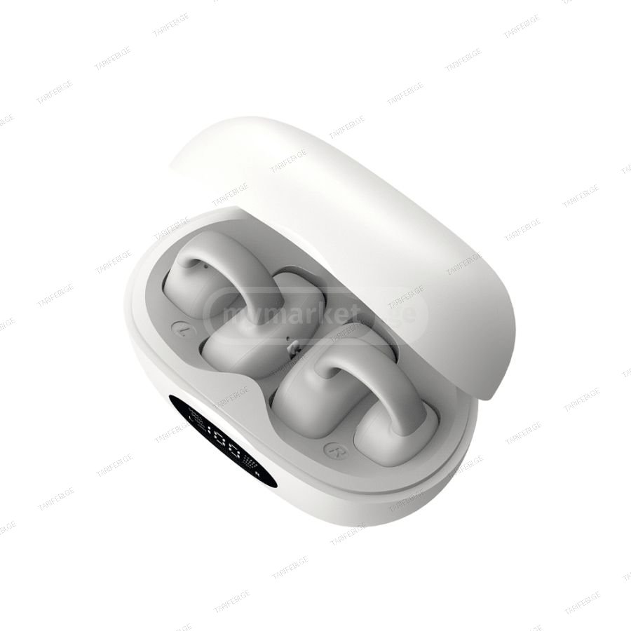 Biosong B5 Open-Design Bluetooth Earclip White