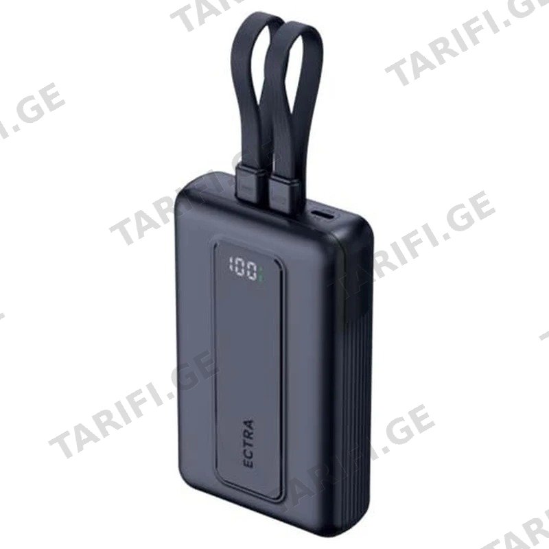 პორტატული დამტენი TTEC ECTRA DUAL POWER BANK 20000 MAH 22.5W შავი