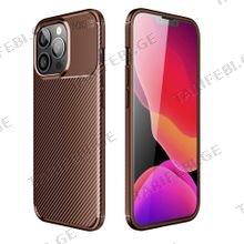 კარბონის ქეისი iPhone 13 Pro Focus Carbon Case - ყავისფერი