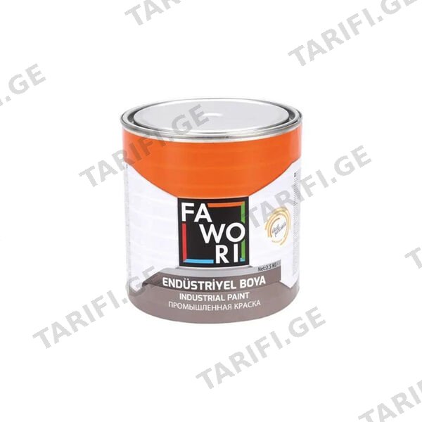 ნიტრო საღებავი პრიალა შავი FAWORI İDEAL PAR.END.BOYA PAR.SİYAH 2.5 KG