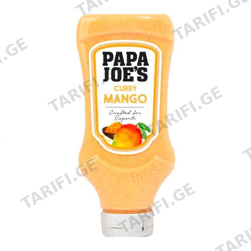 სოუსი მანგო და ქარი /PAPA JOES/ 300მლ