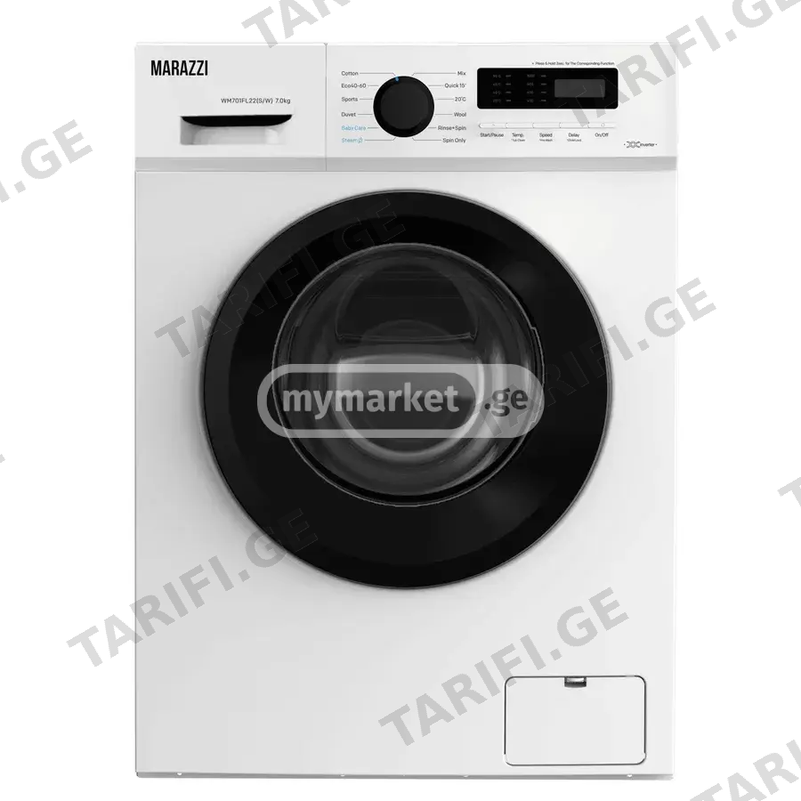 სარეცხი მანქანა Marazzi WM702FL22(S/W)(S/W) WHITE