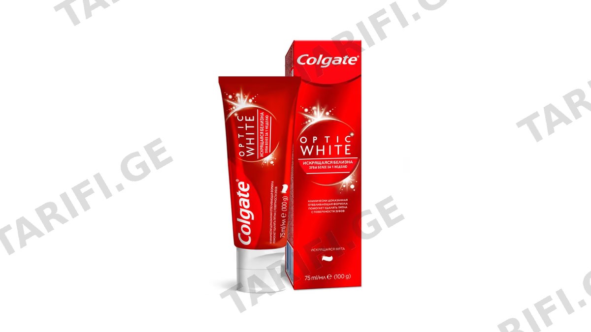COLGATE Optic White 75 მლ კბილის პასტა