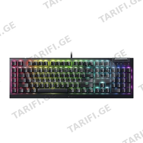 მექანიკური კლავიატურა - Razer BlackWidow V4 X RGB Yellow Swi