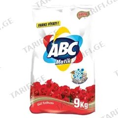 სარეცხი ფხვნილი ABC-ავტომატი 9 კგ ვარდი
