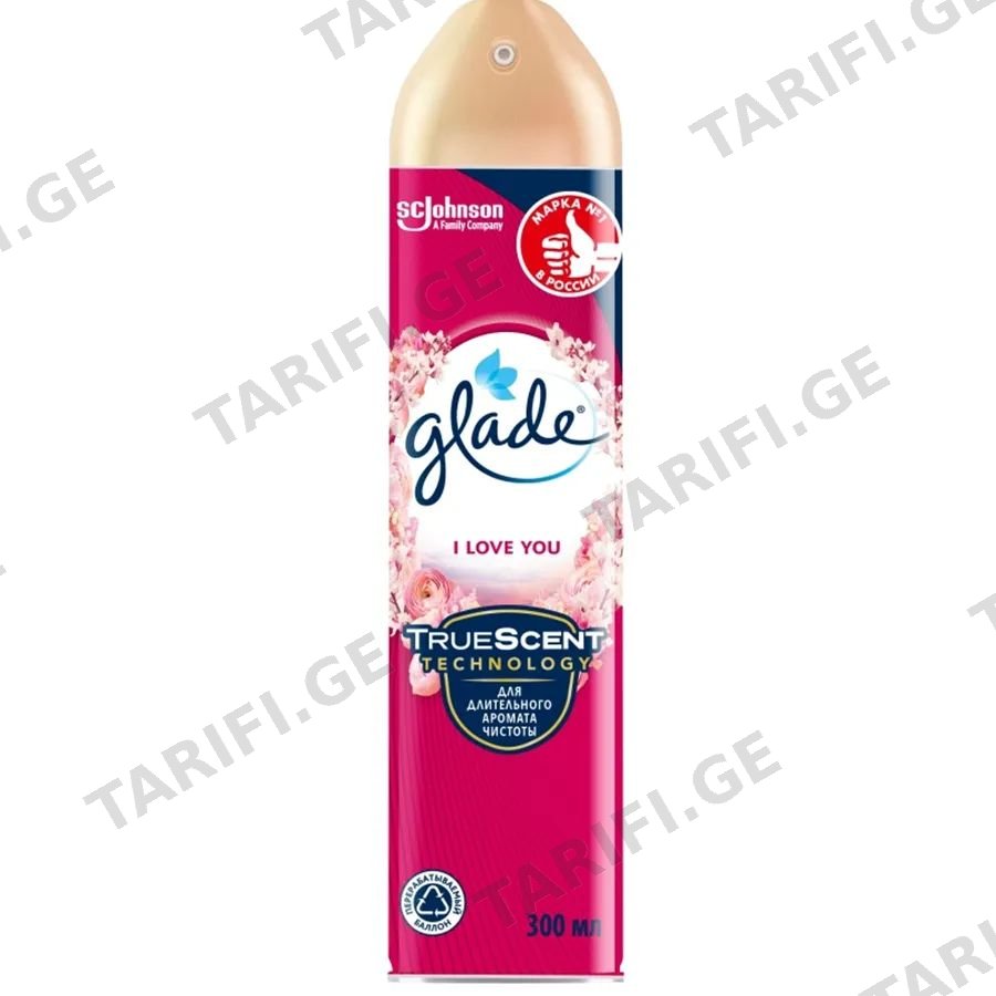 GLADE ჰაერის აეროზოლი ლავ იუ 300 მლ (გლეიდი)
