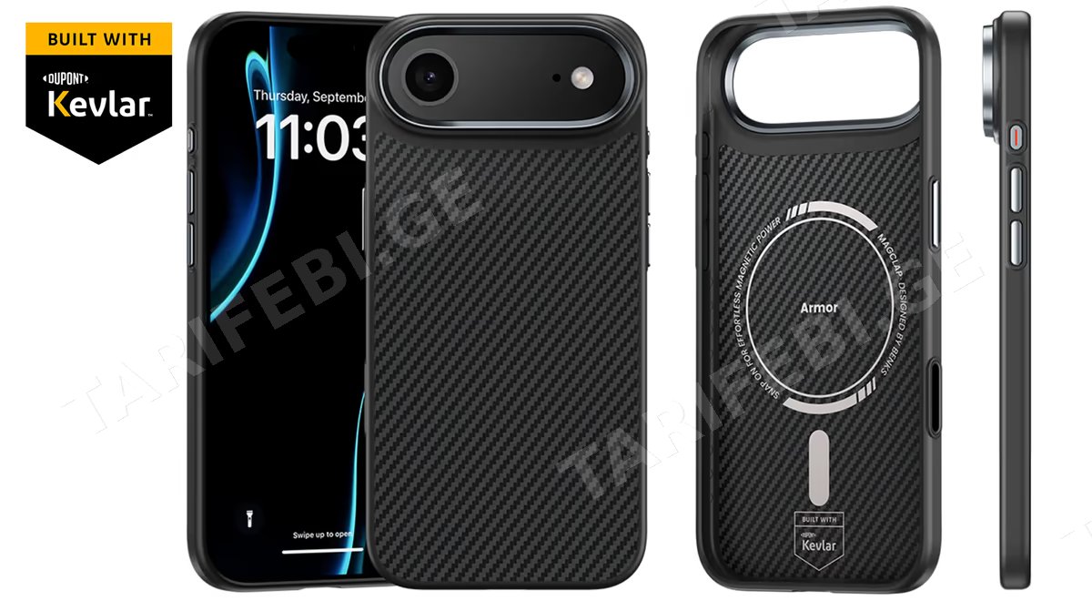Carbon Fiber Case with MagSafe for iPhone Air. anti-drop Case.
