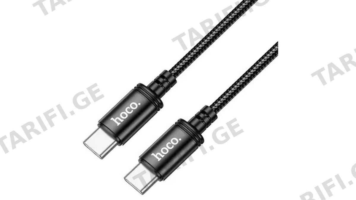 Hoco Cable Type-C to Type-C X89 Wind PD 60W fast charge