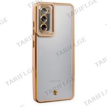 Samsung Galaxy S20 FE Liva lense Case სილიკონის ქეისი - ვარდისფერი