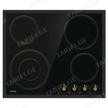 GORENJE EC642CLB ელექტრო შავი ჩასაშენებელი ქურის ზედაპირი