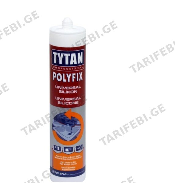 უნივერსალური სილიკონი პოლიფიქსი 0.28 კგ TITAN