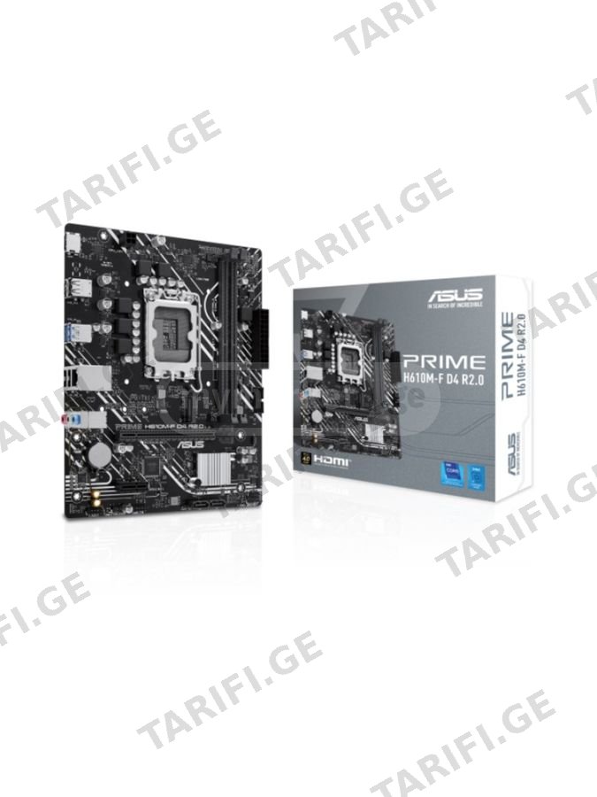 ASUS PRIME H610M-F D4 R2.0 + i3 12100T Turbo 4.1GHz