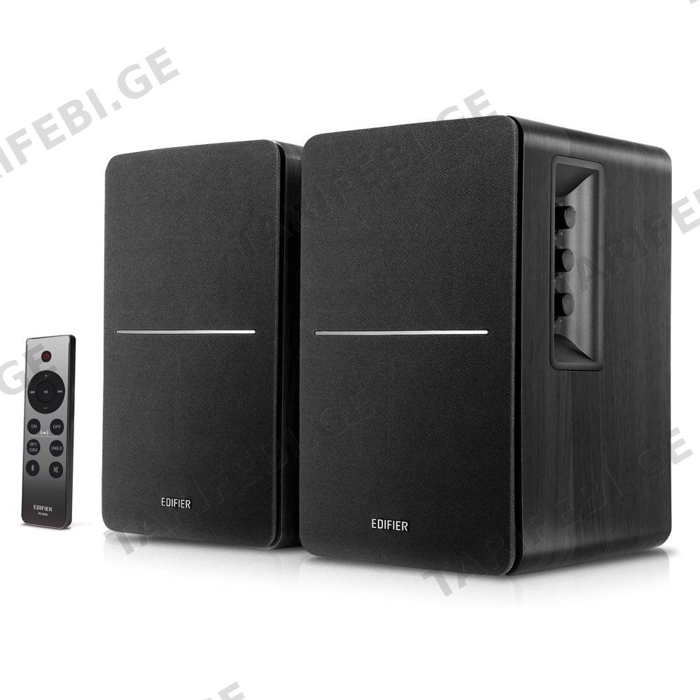 სტუდიური მონიტორი Edifier R1280DBs Active 2.0 Bluetooth Bookshelf Speaker Set, Modern Design With Latest Technology, 42W RMS, Black