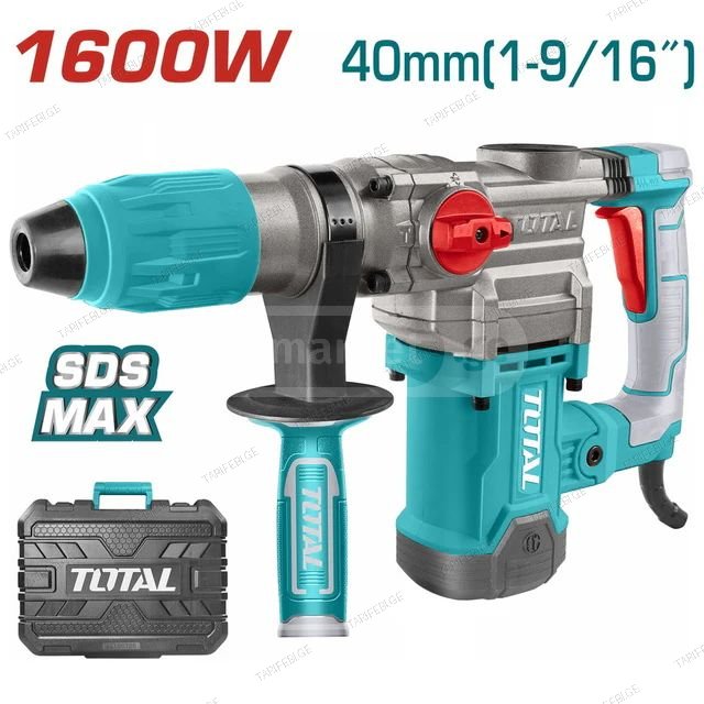 პერფორატორი TOTAL პერფერატორი 1600 W 10 J SDS Max