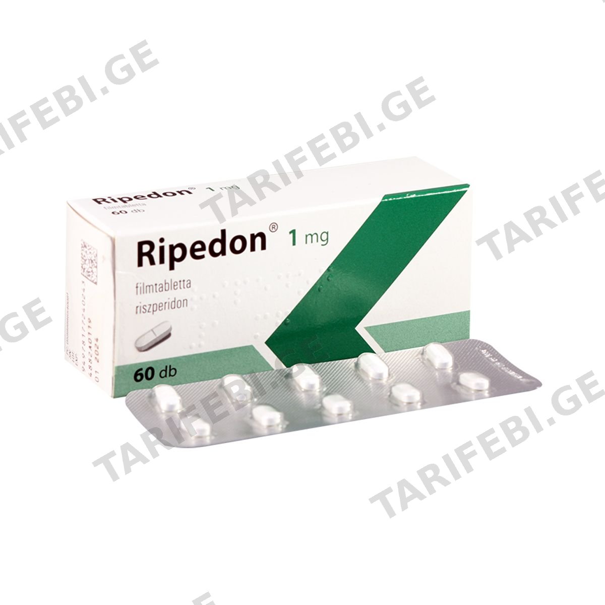 რიპედონი1მგ - Ripedon 60 ტაბლეტი