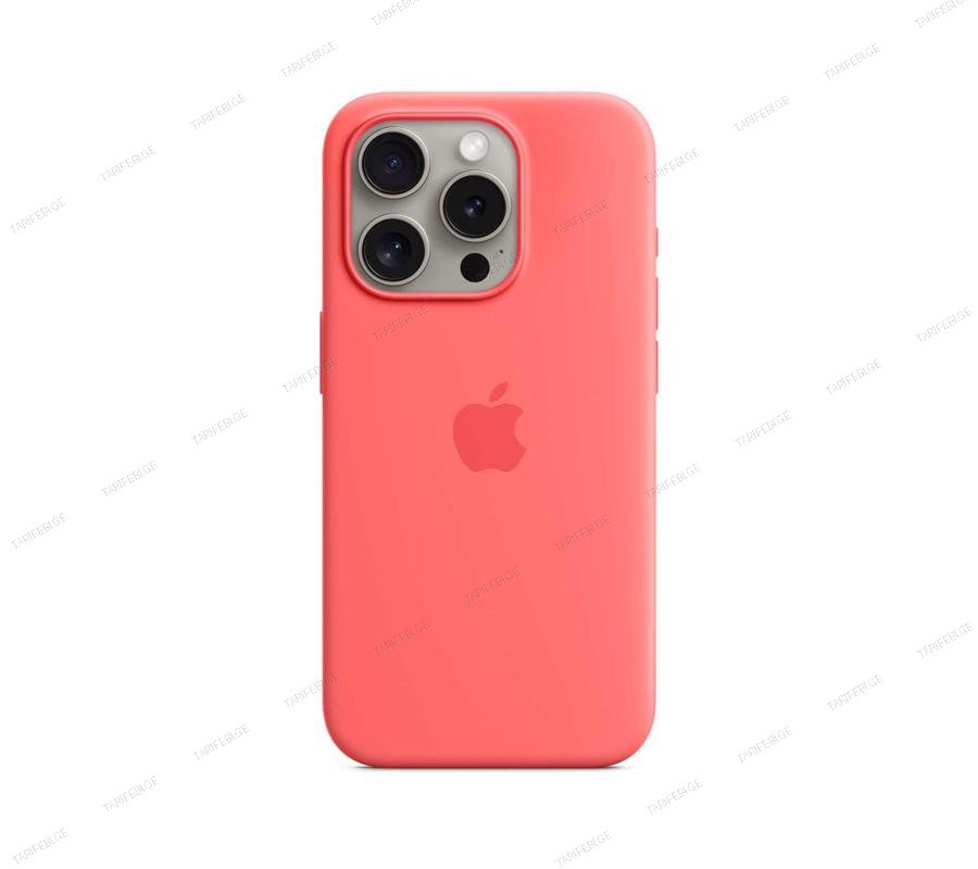 MT1G3ZM/A iPhone 15 Pro Silicone Case with MagSafe – Guava