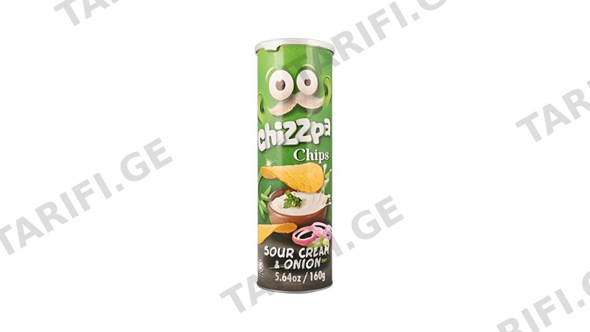 "ChiZZpa"- კარტოფილის ჩიფსი "არაჟნით და ხახვით"
