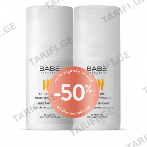 ბაბე-ბურთულიანი ანტიპერსპირანტი2X50ML_144446