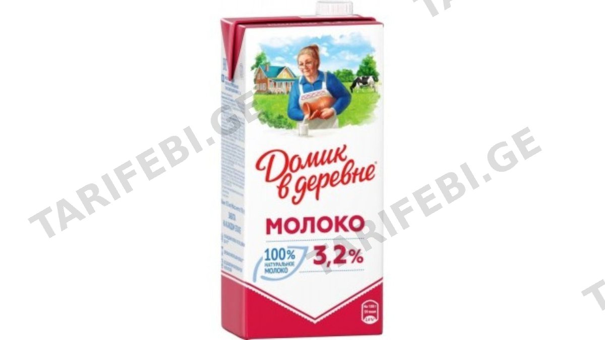 სოფლის ნობათი რძე ულტრაპას. 3,2% 950 გრ
