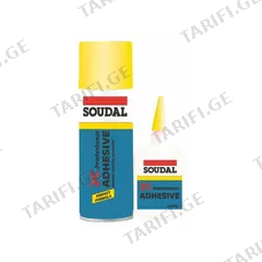 წებო მყისიერი ორკომპონენტიანი Soudal 2C 200 მლ + 50 გ