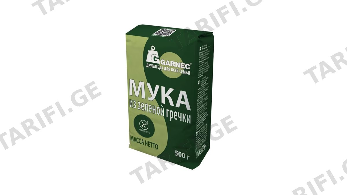 მწვანე წიწ.ფქვGLUTEN FREE500გ 1ც