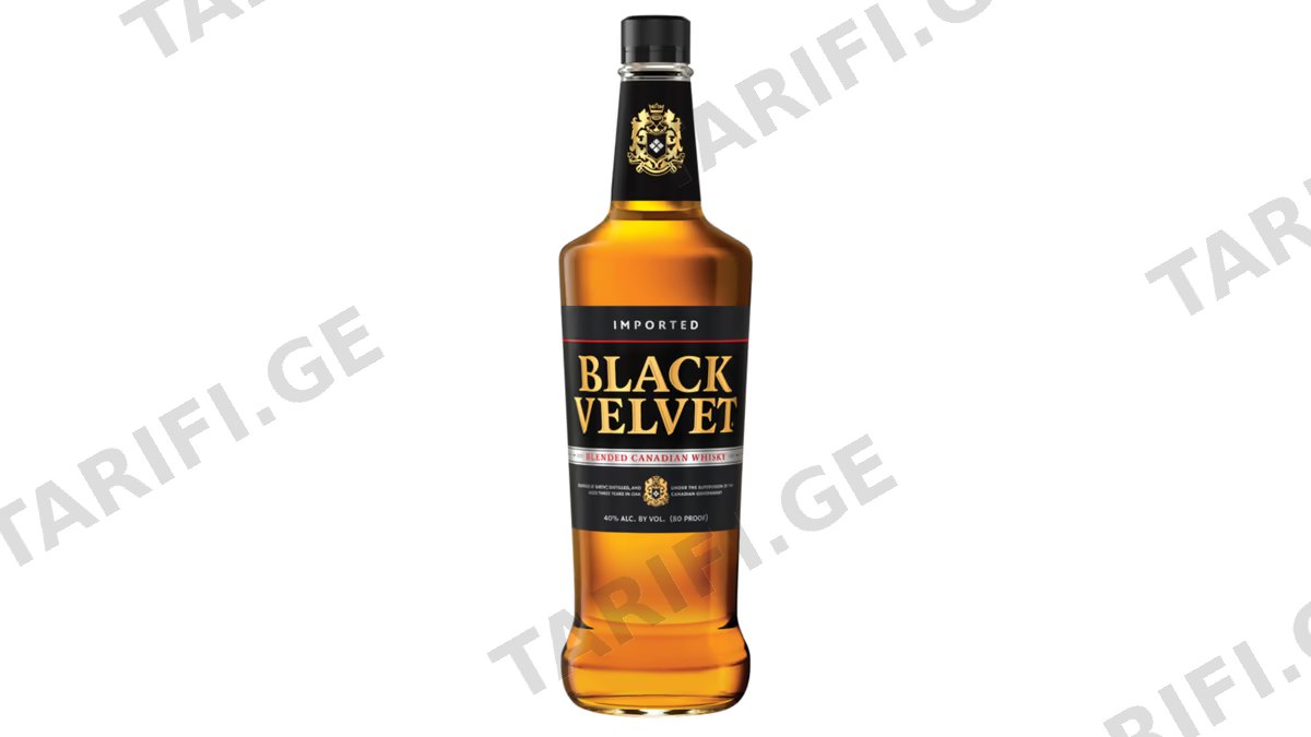 კანადური ვისკი Black Velvet - 1L