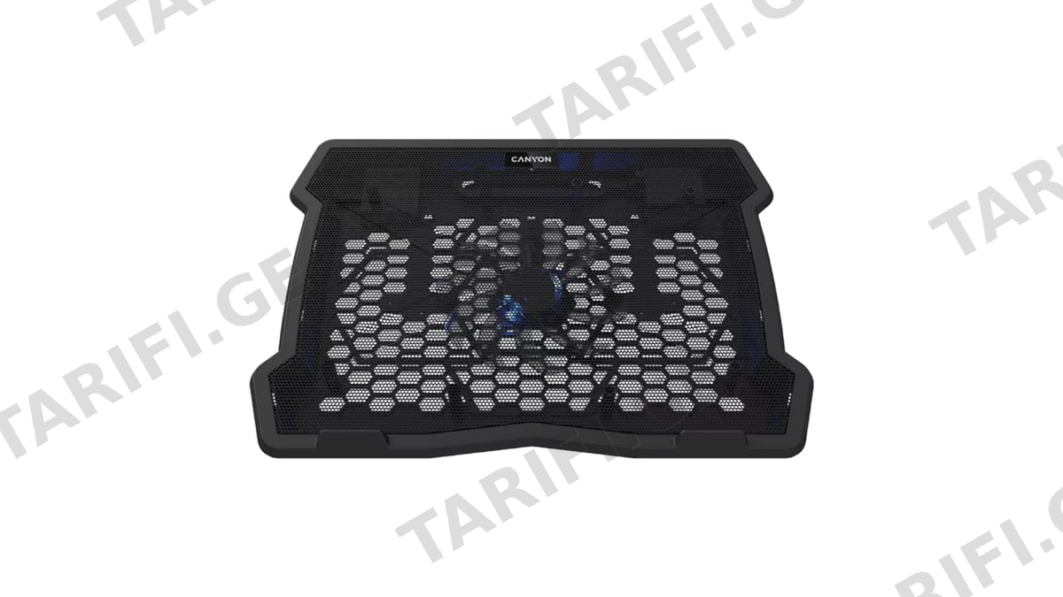 ნოუთბუქის გამაგრილებელი Canyon CNE-HNS02, Laptop Cooling Stand, Black