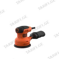 (230W/125მმ) ექსცენტრიული სახეხი მანქანა BLACK+DECKER BEW210
