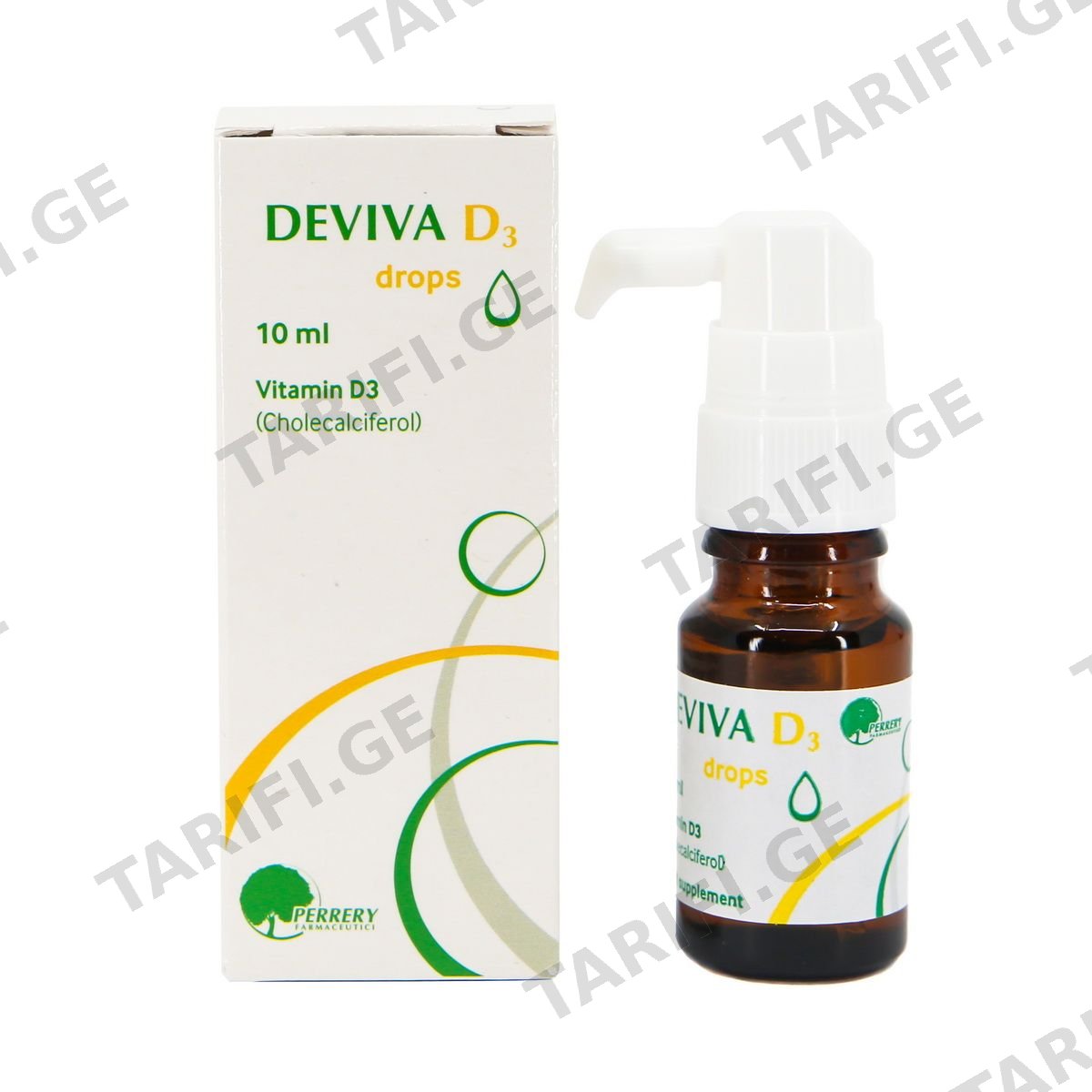 Deviva D3 - დევივა D3 წვეთი 10მლ