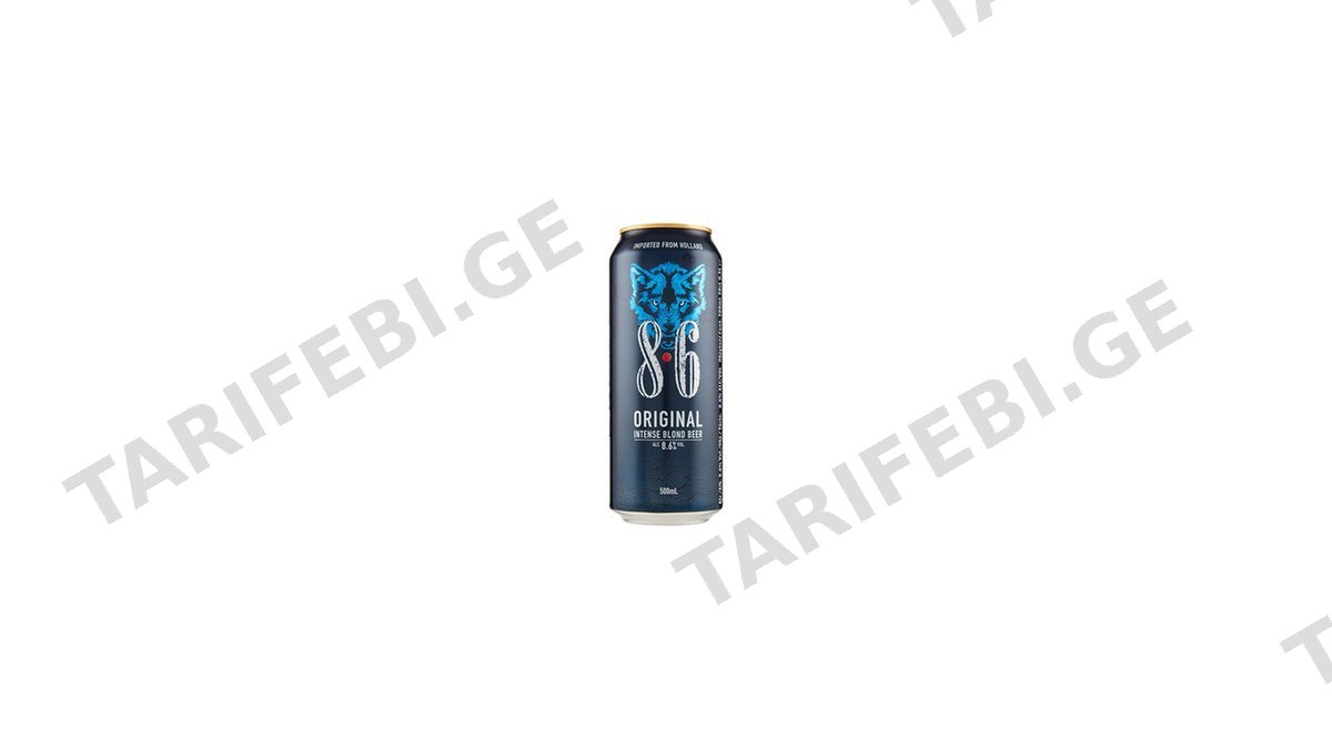 8.6 Original ლუდი 0.5ლ