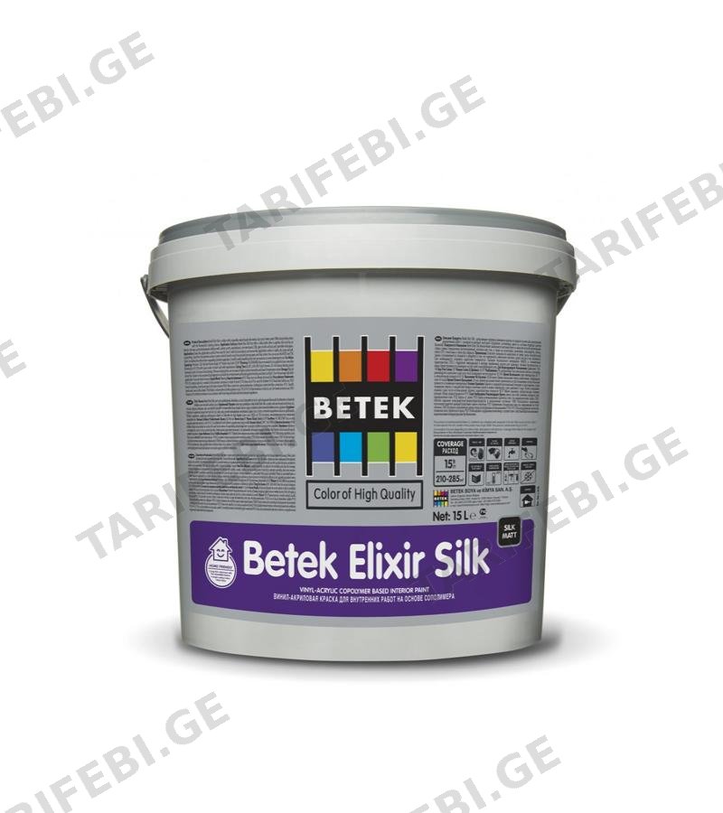 საღებავი Betek ELIXIR SILK RG 3 15ლტ