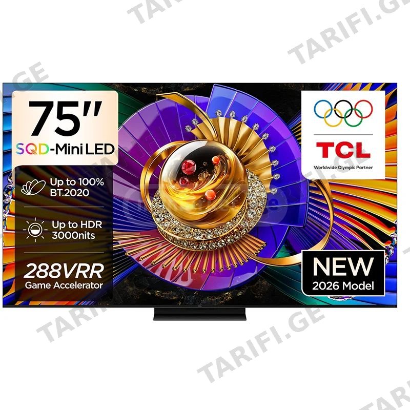TCL 75C7L Mini LED იყიდება ახალი საწყობიდან