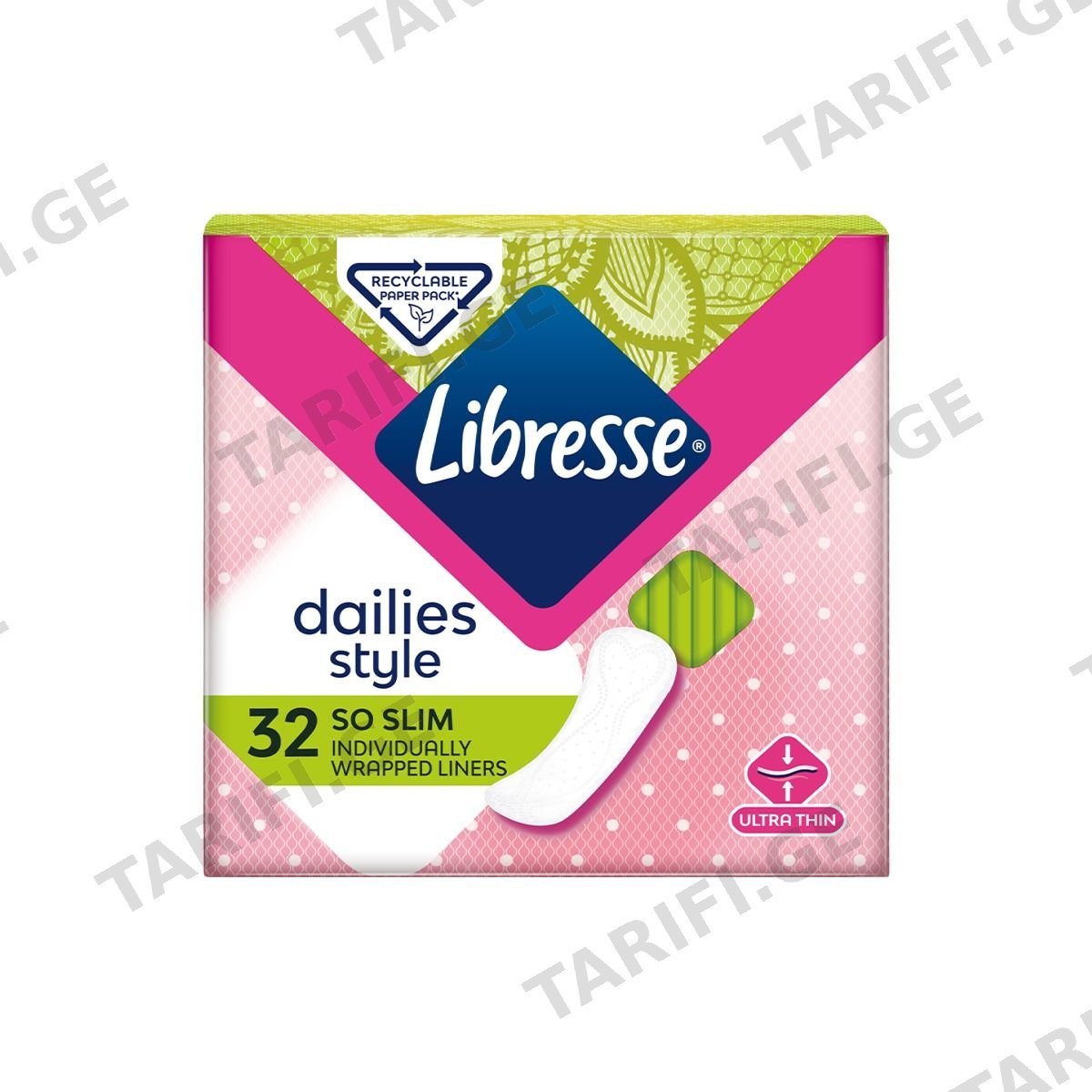 ყოველდღიური სლიმი 32 ცალი 3934 ლიბრესი - Libresse