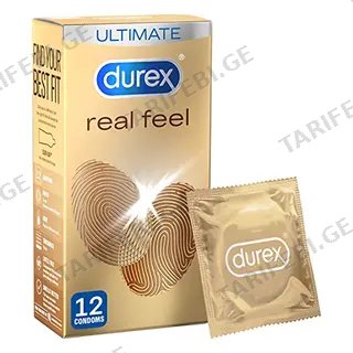 დურექსი - პრეზერვატივი 'Real Feel'  #12 9449/6719 Durex - condom 'Real Feel' 9449/6719 #12
