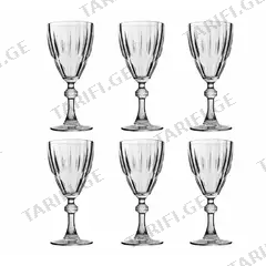 ღვინის ჭიქების ნაკრები Pasabahce Diamond 944757 6 ც