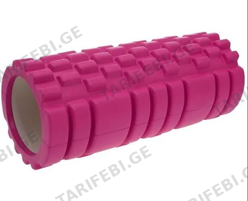 მასაჟის როლერი LIFEFIT ვარდისფერი