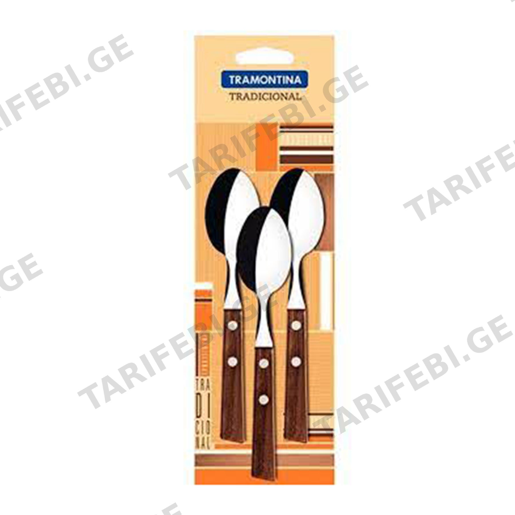 კოვზების ნაკრები ჩაის 3ც  TRADICIONAL 22207/300 15469 TRAMONTINA