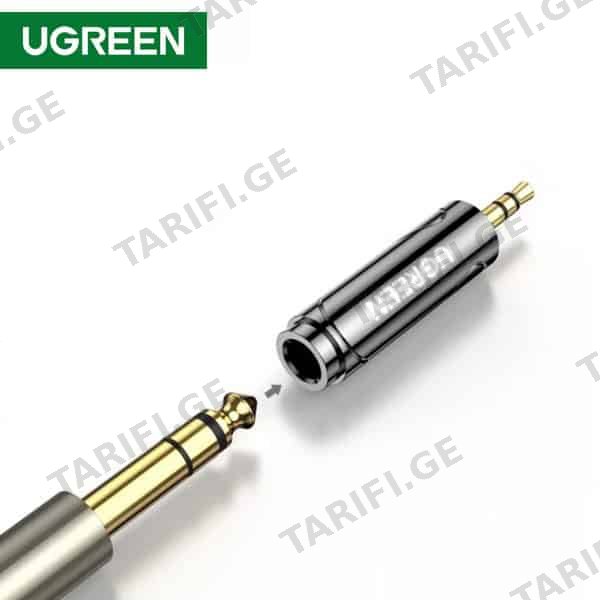 აუდიო ადაპტერი UGREEN 80730 3.5mm to 6.35mm Audio Adapter
