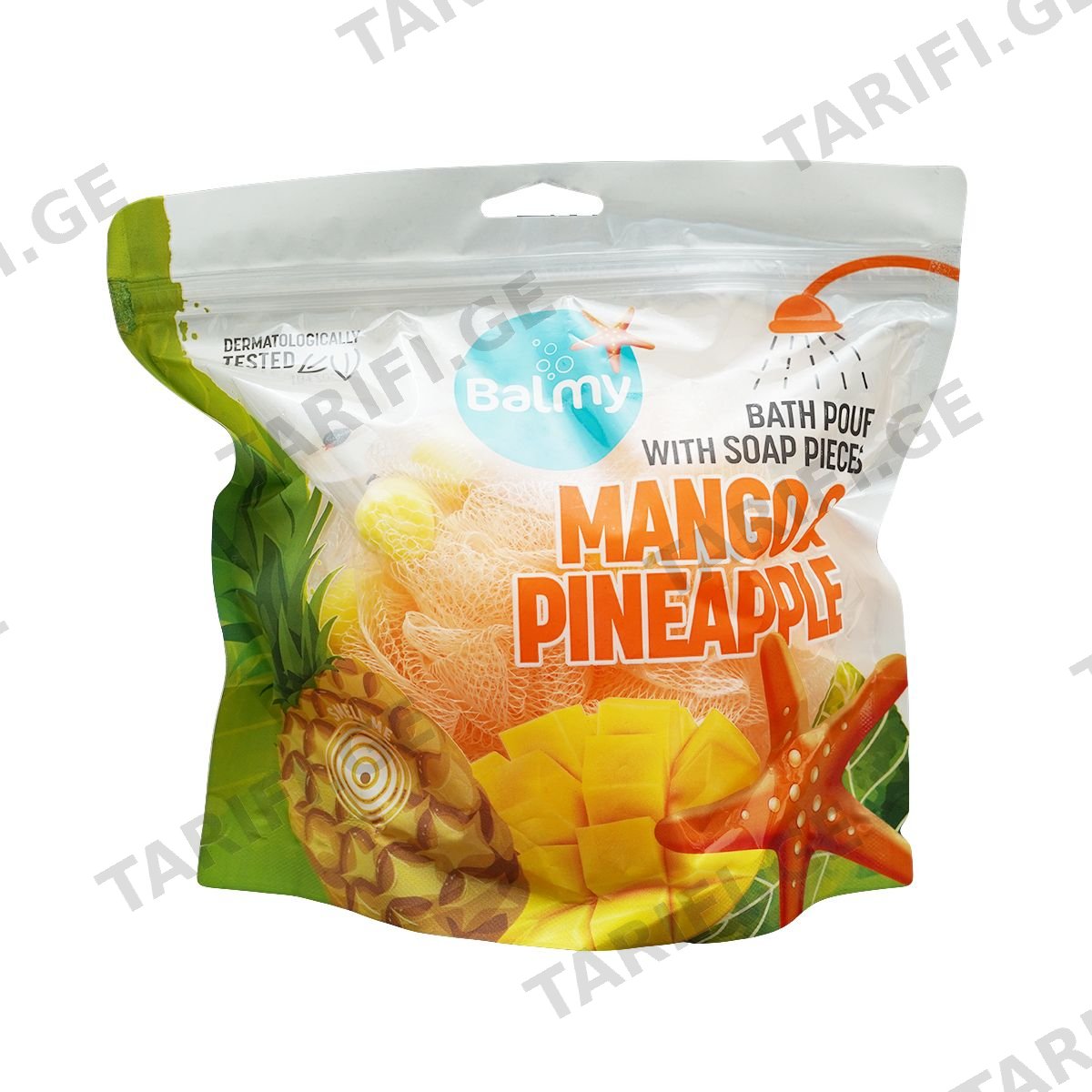 ღრუბელი და საპონი Mango And Pineapple 8610