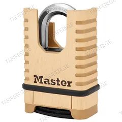 გადასაკიდი ბოქლომი Masterlock 57 მმ - 28 მმ თაღი (M1177EURDCC) თითბერი