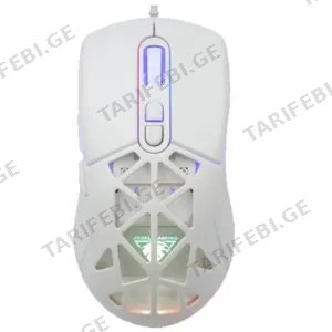 Jedel GM1390 Gaming Mouse RGB Wired White