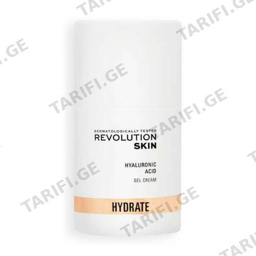 რევოლუშენი - Skincare Hyaluronic Acid სახის გელ-კრემი 50მლ