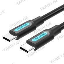 VENTION COSBH USB 2.0 C Male to Male მობილურის კაბელი 2მ