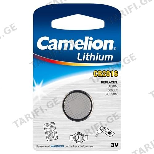 ელემენტი Camelion CR2016