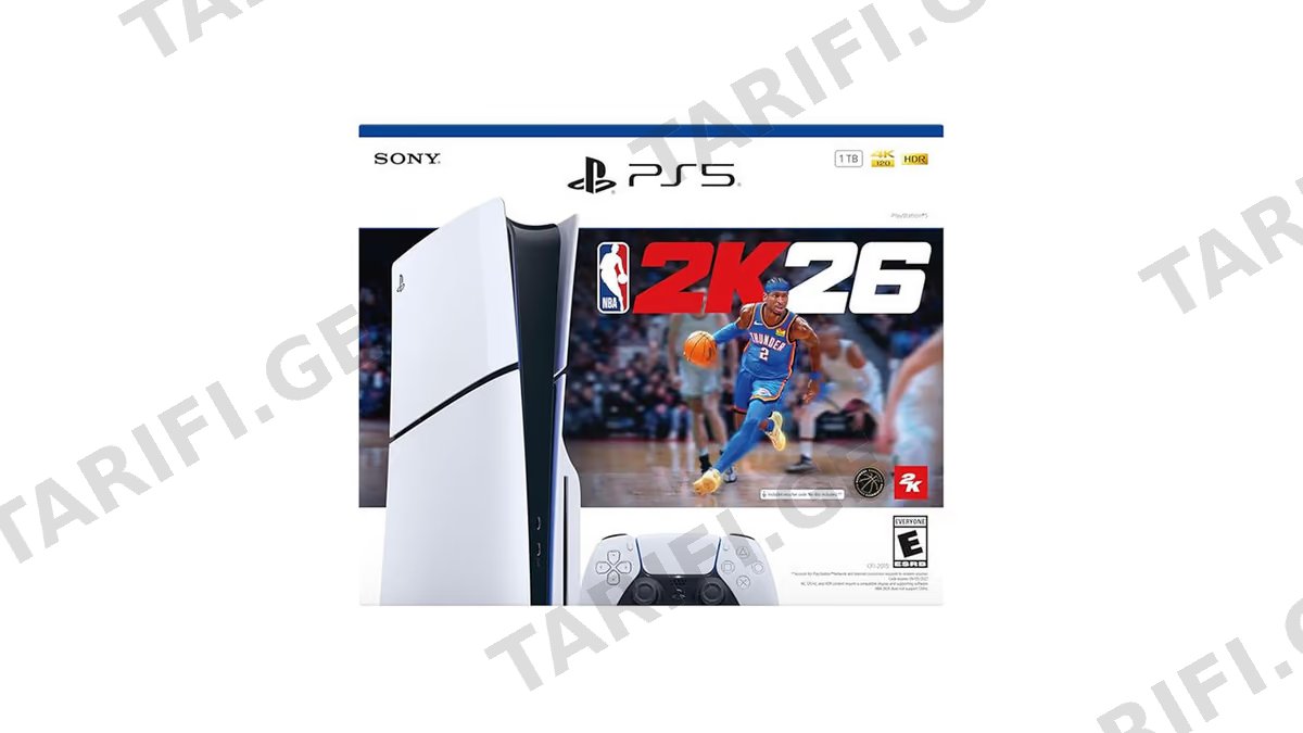 Sony PlayStation PS5 Slim 1TB NBA 2K26 Bundle