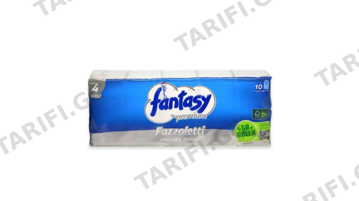 Fantasy ჯიბის ერთჯერადი ხელსახოცები 4 ფენიანი